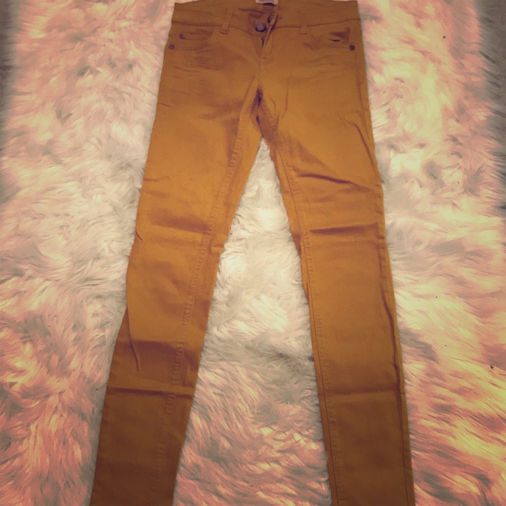 Mustard Skinny Jeans